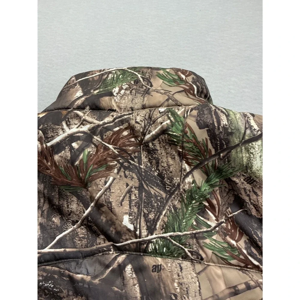 Under Armour Realtree‎ Camo Insulated Vest Hunting Outdoor Green Orange Mens M